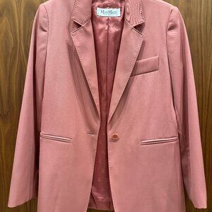 Max Mara Soft Pink Blazer